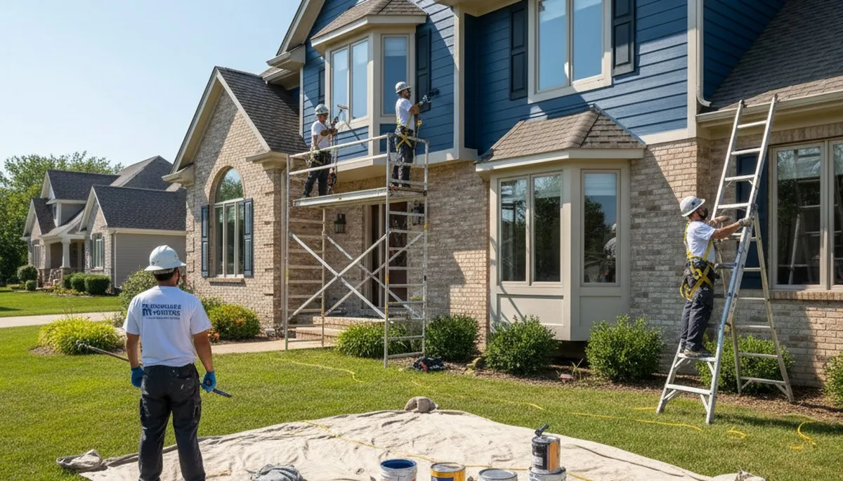 Painting contractor in Grand Rapids, MI providing professional interior and exterior house painting services